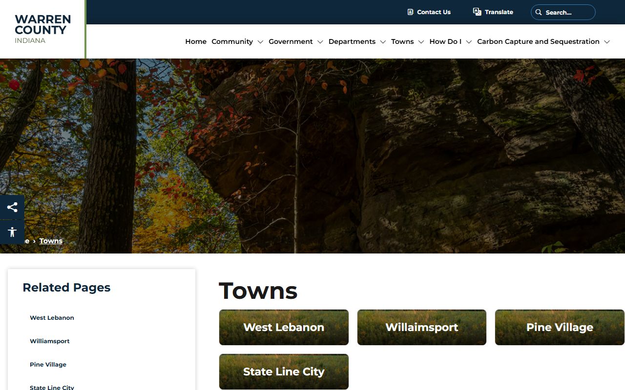Warren County Circuit Court towns and local court records access