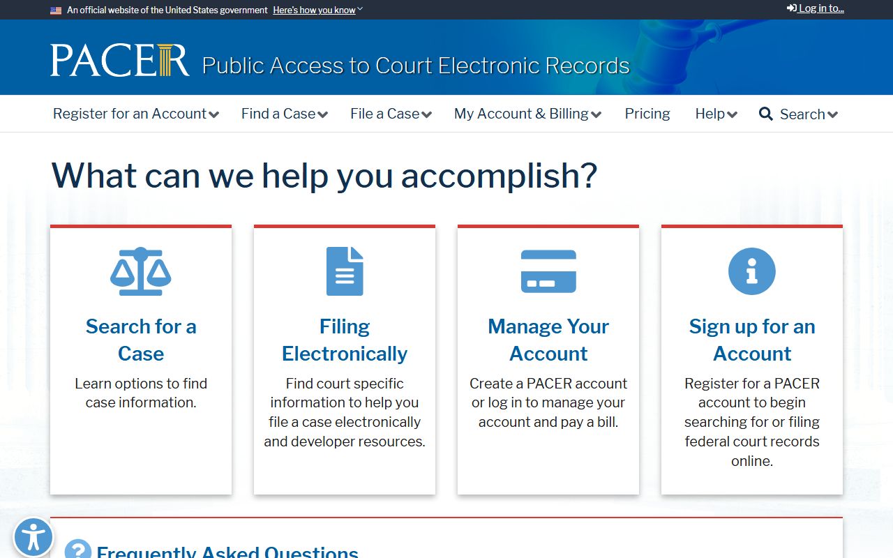 Warren County inmate records and PACER federal case access distinction