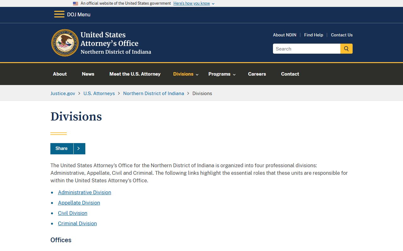 Warren County inmate records and federal prosecution district distinction